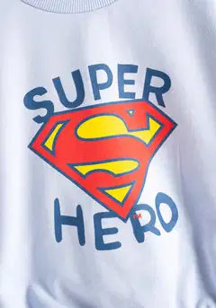 Warner Bros. vauvojen collegepusero Superman I278876 - Blue Light - 3