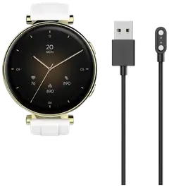 Hama Smart Watch 7000 älykello, AMOLED 1.32", IP68, kulta/valkoinen - 4