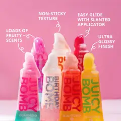 essence JUICY BOMB shiny lipgloss 110 Crushed Berry 10 ml - 5
