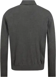 TEX miesten pooloneule puuvillaa I992457 - GREY DARK - 2