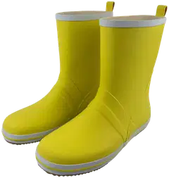 House naisten kumisaappaat FK-1090026 - Yellow/white - 1