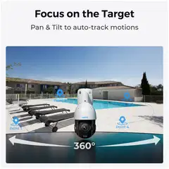 Reolink P840 (RLC-823S1W) Smart 4K PTZ PoE Cam 360° Valkoinen - 5