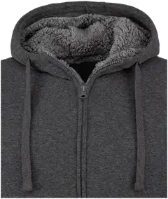 TEX miesten hupparitakki karvavuorella I992380 - ASPHALTE - 3