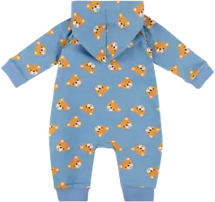 Ciraf vauvojen collegehaalari Nalle - blue bear face aop - 2
