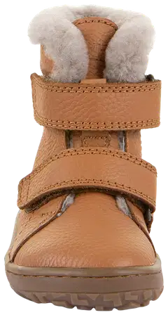 Froddo lasten lampaanvillavuorellinen talvipaljasjalkakenkä Furry Boot - COGNAC - 4