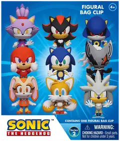 Monogram keräilyhahmo Sonic The Hedgehog 3D Foam Bag Clip S2 - 1