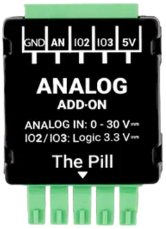Analog 0-30 V Add-on (Accessory for The Pill by Shelly) - Analoginen 0-30 V -lisäosa The Pill -laitteelle - 1