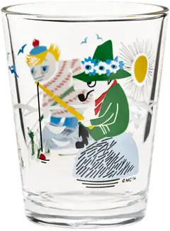 Moomin Arabia Finland Muumi juomalasi 22cl Kalassa - 1