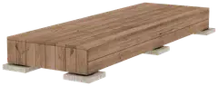 PatioN°rd Aava valmisterassi 1x3 kestopuu - 1