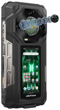 Ulefone Rugged-älypuhelin Armor 33 Pro 4G 512 GB musta - 5