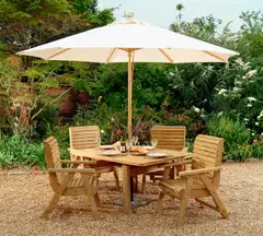 Tammiston Puu Tuoli Elli jatkojaloilla kestopuu vihreä - 4