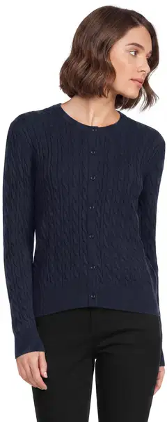 London Fog naisten neuletakki 213L032029 - navy blazer - 1