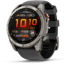 Garmin älykello Fenix 8 pro – 51 mm, amoled, sapphire, titaani – grafiitinharmaa/musta - 1