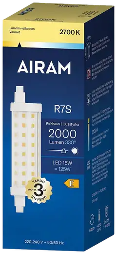 Airam LED lineaar R7s 2700K 2000lm 118mm - 2