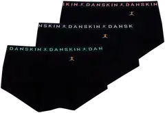 Danskin naisten hipsterit 210D332548 3-pack - BLACK - 1