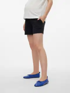 Mamalicious naisten äitiysshortsit MLIVY 20020344 - BLACK - 4