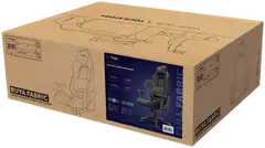 Trust Kangaspäällysteinen pelituoli GXT 723 Ruya harmaa - 7