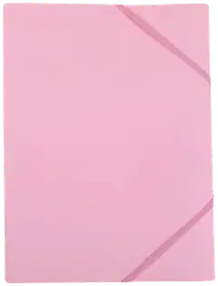 Kuminauhakansio A4 pastelli pinkki - 1