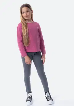 TEX lasten trikoopaita I993948 - PINK DARK - 5