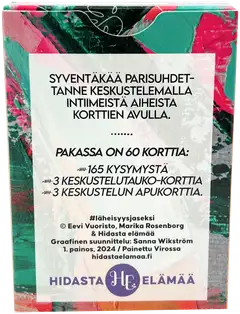 Hidasta elämää, Keskustelukortit - Läsnäolo ja seksi - 2