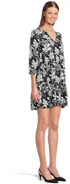 WKLY. naisten lyhyt mekko 218W040545 - AOP - 4