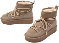 WKLY. naisten mokkaiset talvitennarit Ullis - Beige - 2