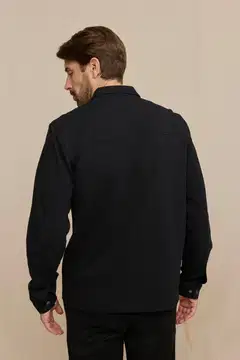 Finlayson miesten paitatakki - Black - 5