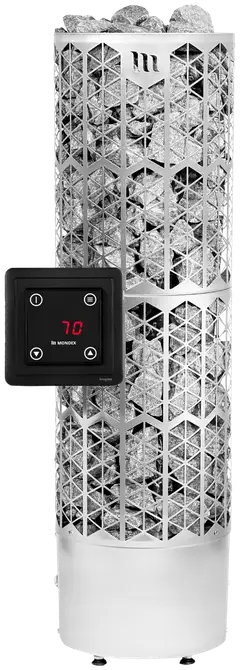 Mondex sähkökiuas Kaira E2W 6,6 kW RST, sisältää WiFi - 2