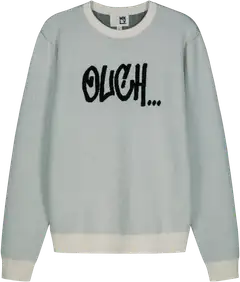 WKLY. miesten neulepusero Ough - Off white-black - 1
