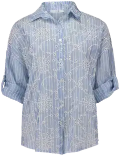 Hailys naisten paitis Ka44ta - blue stripe flower - 1