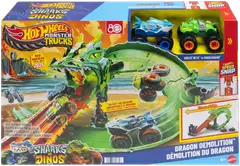 Hot Wheels Monster Trucks Dragon Destruction -Autorata - 2