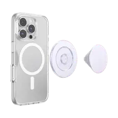 Popsockets puhelinpidike magsafe iridescent white - 7