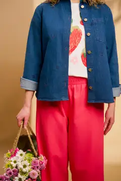 Ma-ia family naisten culottes housut Venla 204155 - koralli - 3