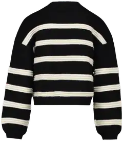 Hailys lasten neule Kona - black/cream stripe - 3