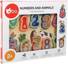 bo. opetuspalapeli Numerot ja eläimet - 1