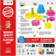 Heros peli My First Game Busy Bee Stacking Garden - 4