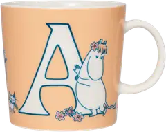 Moomin Arabia Finland Muumi muki 0,4L ABC A - 1