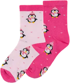 House lasten nilkkasukat 234H362642 2-pack - Pink - 1