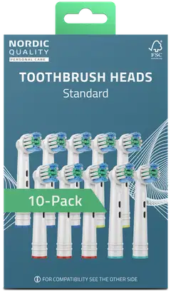 Nordic Quality Standard harjaspäät 10 -pack - 2