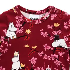Martinex Muumi vauvojen body Kiipeilypuu 588437 - burgundi - 3