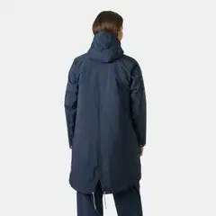 Helly Hansen naisten kevytvanu parkatakki Hvaler Ins Raincoat 54487 - Navy - 4