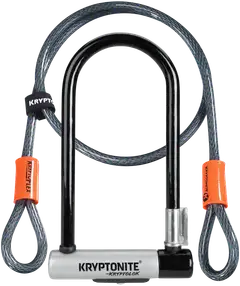 Kryptonite U-Lukko  Kryptolok 2 ja vaijeri 120cm - 1