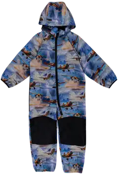 Ciraf lasten vedenpitävä kuosisoftshell-haalari 252C07261D - BLUE AOP - 1