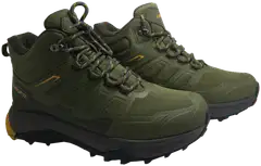 Luode12 miesten mid-vartiset ulkoilukengät Pallas WP Olive Mid - Olive/black - 1