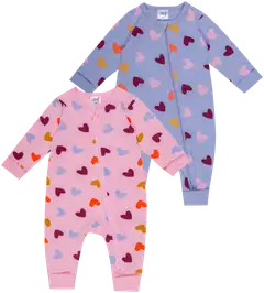 Ciraf vauvojen pyjama Sydän & Sydän 2-pack - pink hearts - 1