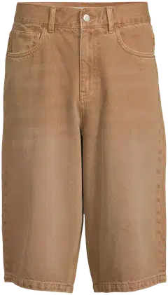 WKLY. miesten farkkubermudat Loose fit 202W152607 - Brown denim washed - 2