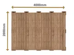 PatioN°rd Havu valmisterassi 2x4 kestopuu - 2
