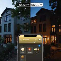 Philips Hue Inara -seinävalaisin ulkokäyttöön 7W 2700K 550LM valkoisella filamentti lampulla - 8