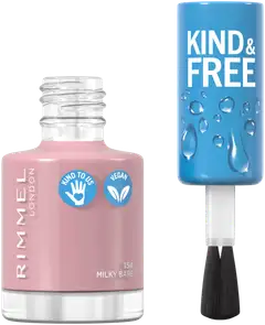 Rimmel Kind & Free Clean Nail Polish 8ml, 154 Milky Bare kynsilakka - 2