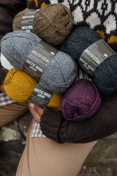 Novita lanka Arctic Wool Aran 100 g vuono 451 - 4